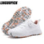 Golf Shoes Men Waterproof Breathable Golf Sneakers Women Spikeless Sports Shoes Walking outdoor sport Golfing Footwear 2023 - Slobuy