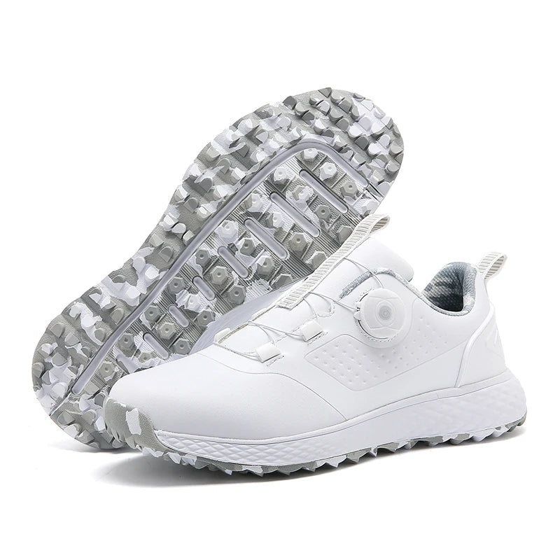 Golf Shoes Men Waterproof Breathable Golf Sneakers Women Spikeless Sports Shoes Walking outdoor sport Golfing Footwear 2023 - Slobuy