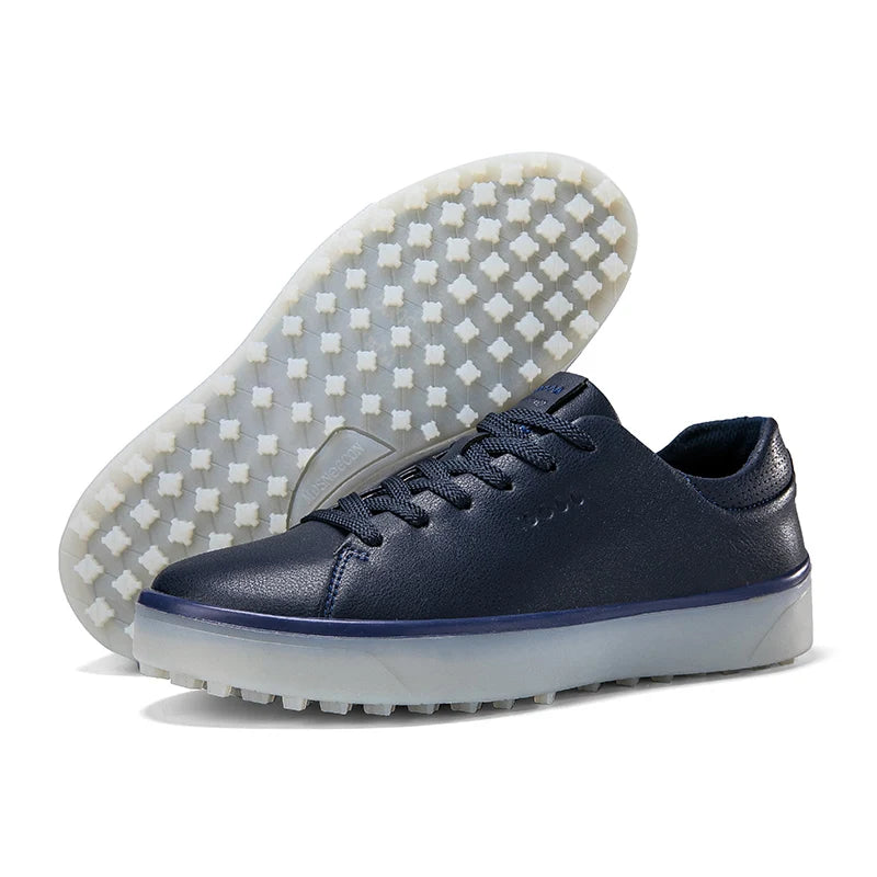 Golf Shoes for Men and Women Blue Red Women Walking Flat Leather Sneakers Outdoor Man Professional Golf Shoes Big Size - Slobuy