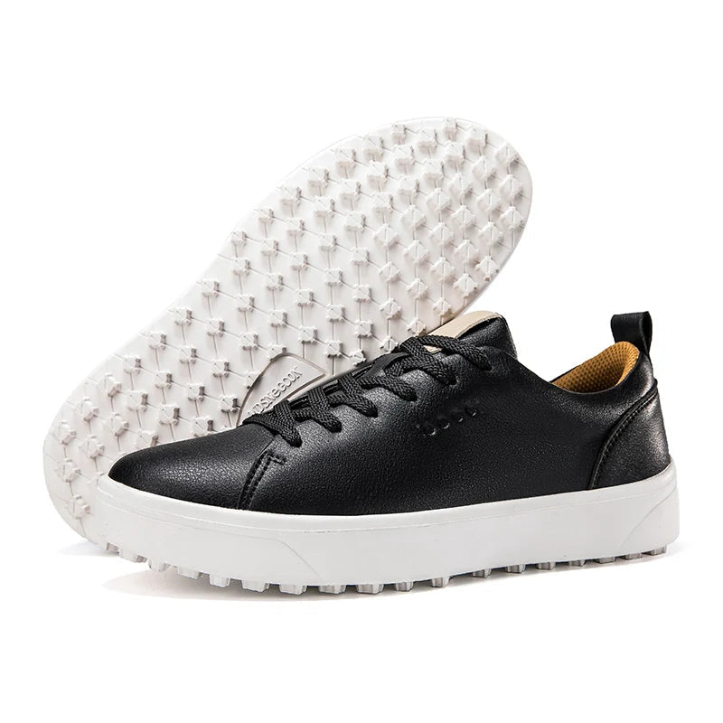 Golf Shoes for Men and Women Blue Red Women Walking Flat Leather Sneakers Outdoor Man Professional Golf Shoes Big Size - Slobuy