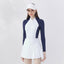 Golf Women Summer Long Sleeve Polo T-shirts UV Protection Female Fashion Clothing Quick-dry Tops Gym Yoga Sports Shirts - Slobuy