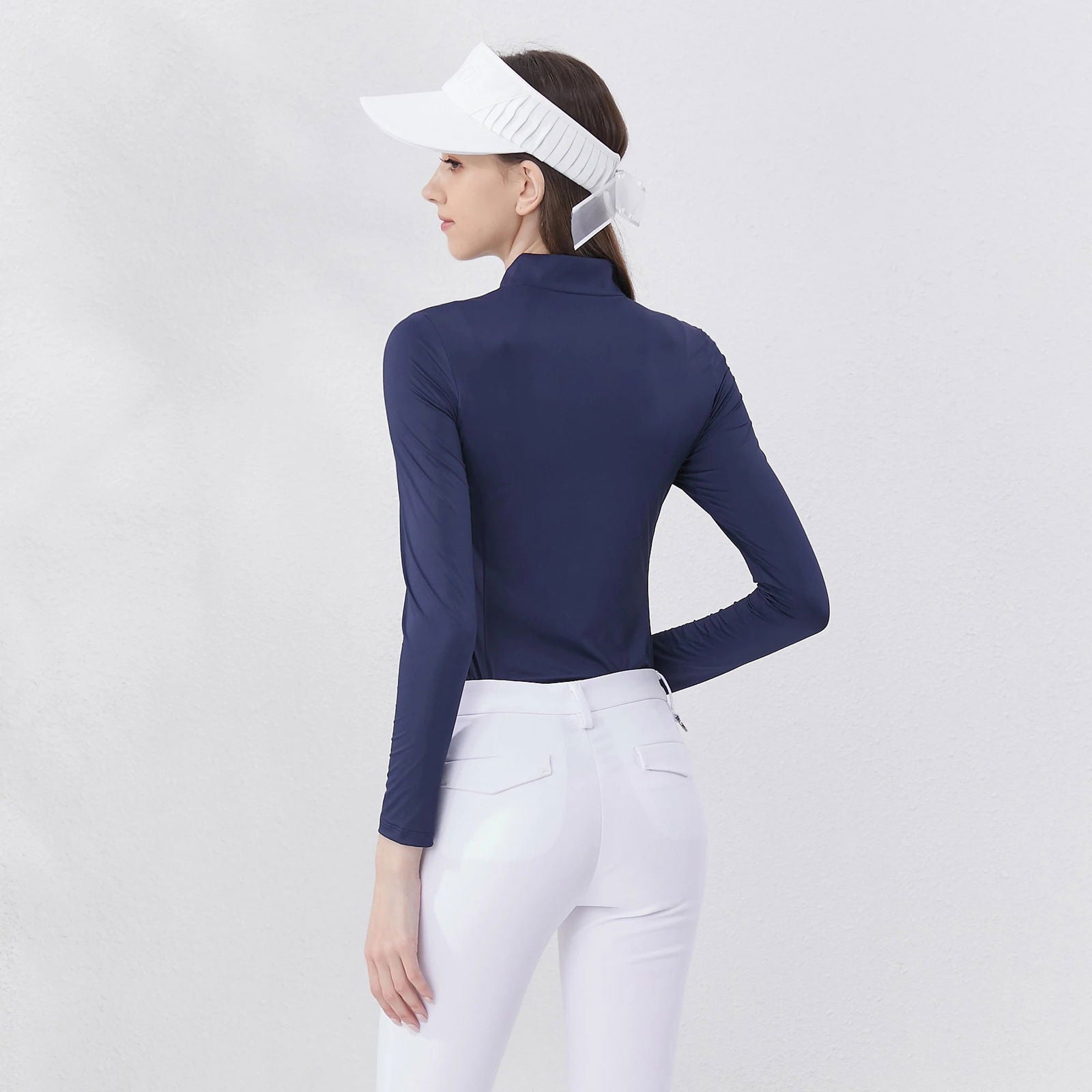 Golf Women Summer Long Sleeve Polo T-shirts UV Protection Female Fashion Clothing Quick-dry Tops Gym Yoga Sports Shirts - Slobuy