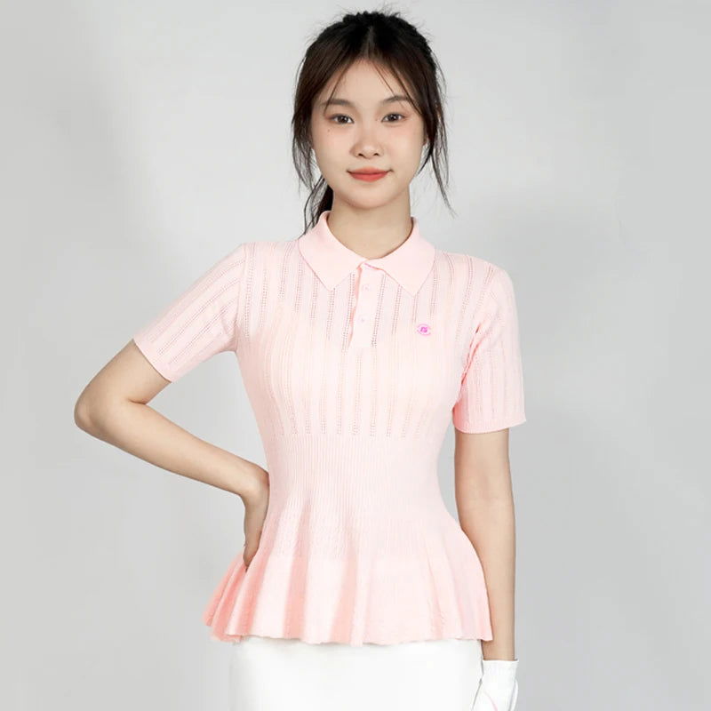 Golfist Golf Polo Shirt for Women Short Sleeve Breathable Quick Dry Causal Athletic Golf Women Clothing - Slobuy