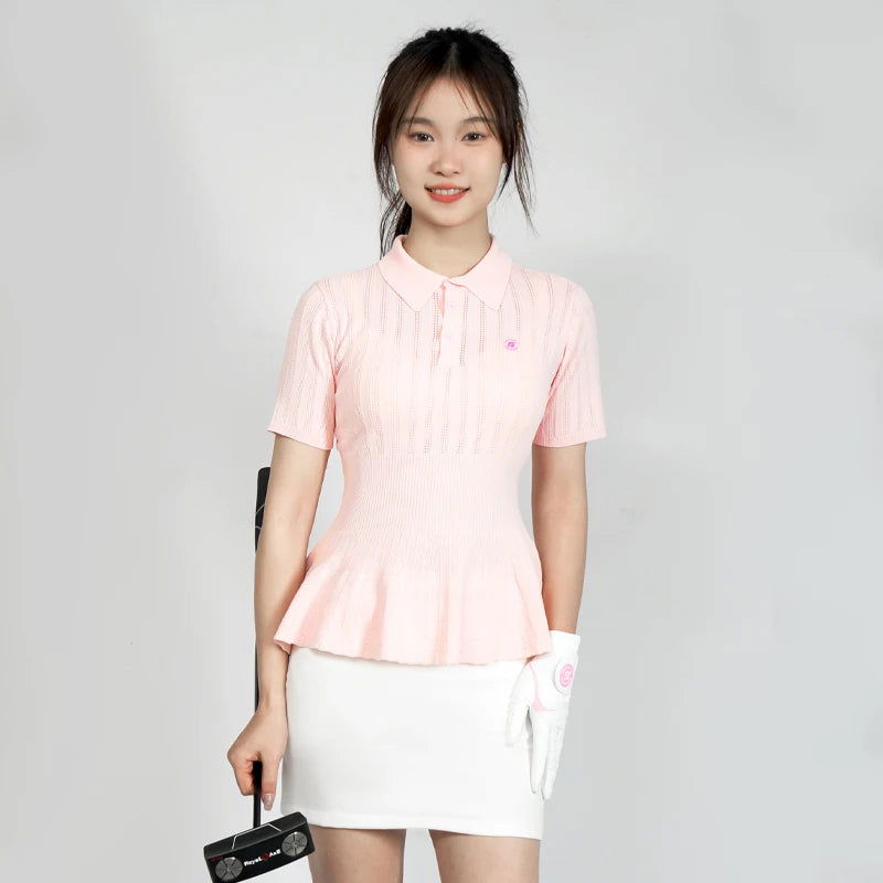 Golfist Golf Polo Shirt for Women Short Sleeve Breathable Quick Dry Causal Athletic Golf Women Clothing - Slobuy
