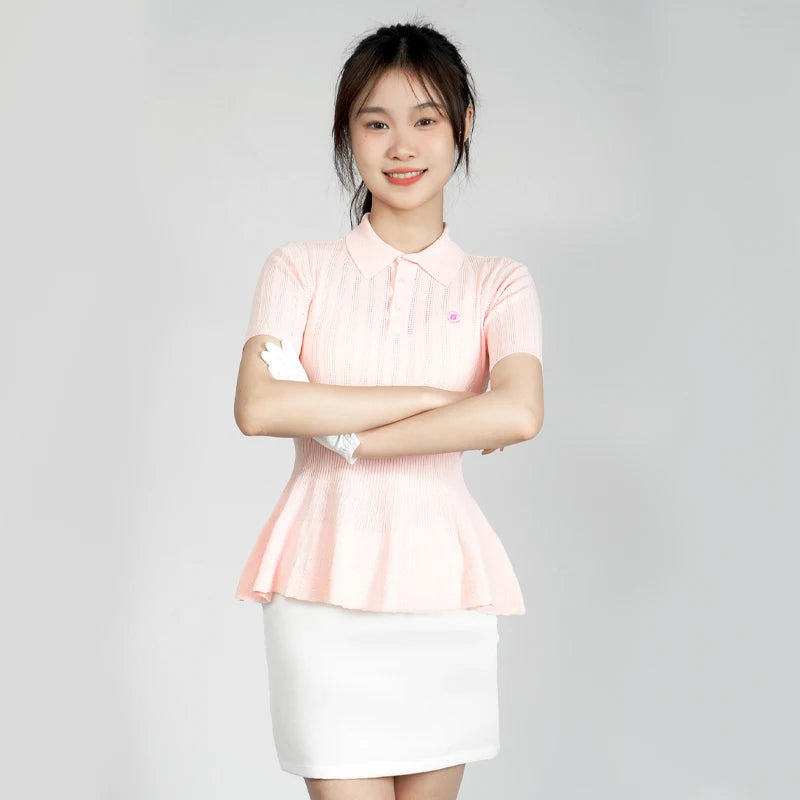 Golfist Golf Polo Shirt for Women Short Sleeve Breathable Quick Dry Causal Athletic Golf Women Clothing - Slobuy