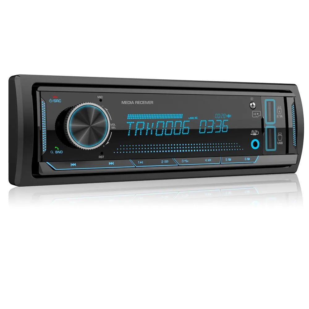 Grandnavi 1 Din MP3 Car Radio Audio Stereo FM Aux Input Receiver SD TF USB 12V In-dash Bluetooth Multimedia Auto Radio Player - Slobuy