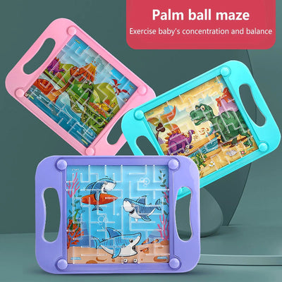 Gravity Balance 3D Maze Ball Memory Sequential Puzzle Toys for Kids Montessori Early Education Toy Adults Hard Challenges Game - Slobuy