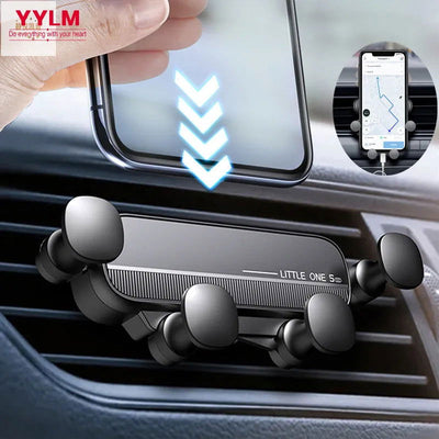 Gravity Car Phone Holder Air Vent Mount Cell Phone Holder in Car Mobile Support For iPhone 13 12 Xiaomi Universal GPS Stand - Slobuy