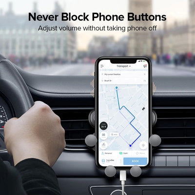 Gravity Car Phone Holder Air Vent Mount Cell Phone Holder in Car Mobile Support For iPhone 13 12 Xiaomi Universal GPS Stand - Slobuy