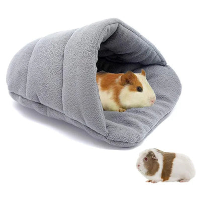 Guinea Pig Warm Bed Rabbit House Hamster Sleeping Bag Small Pet Cave Nest Soft Fleece Slippers Bed Small Pets Supplies - Slobuy