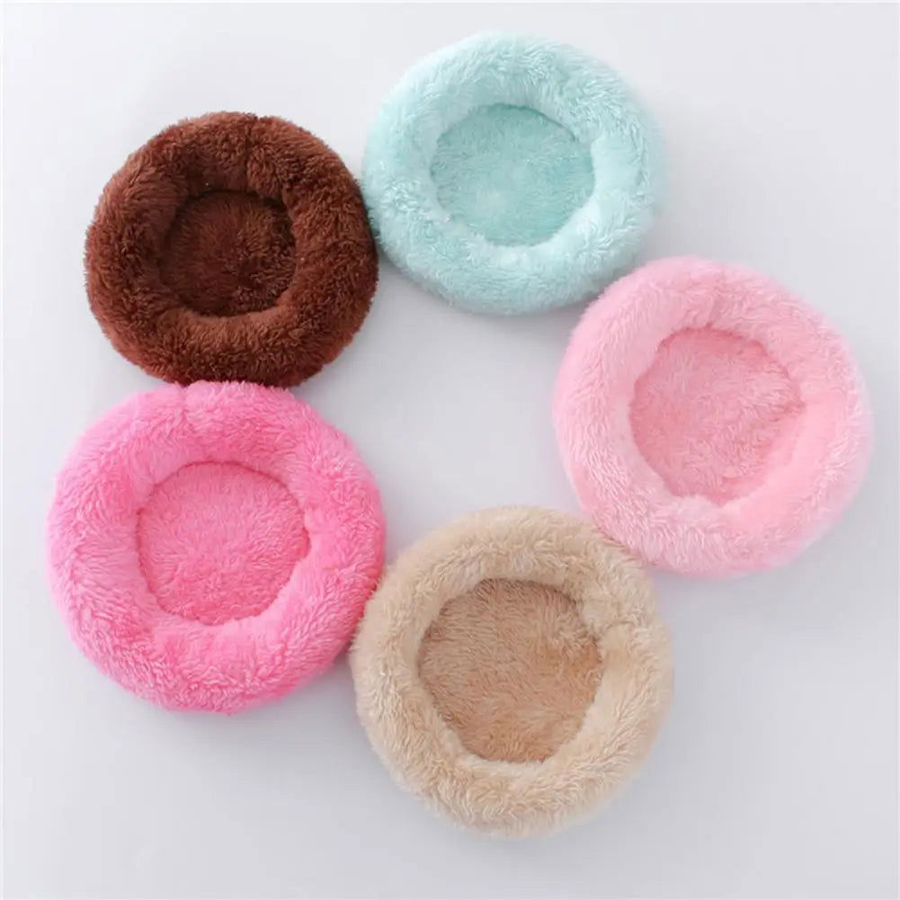 Guinea Pigs Bed Hamster Bed Round Shape Keep Warm Sleeping Bed Hedgehog Chinchilla Rabbit Small Animal Nest Cage Accessories - Slobuy