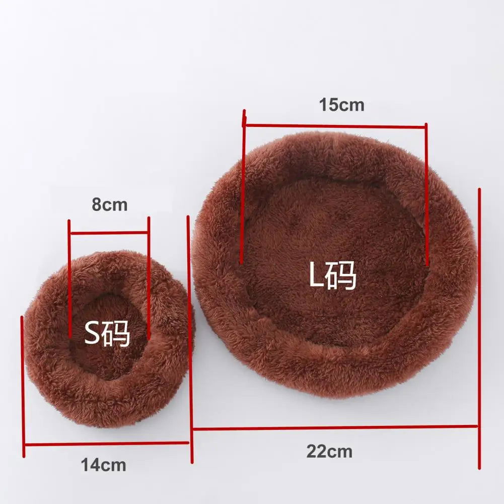 Guinea Pigs Bed Hamster Bed Round Shape Keep Warm Sleeping Bed Hedgehog Chinchilla Rabbit Small Animal Nest Cage Accessories - Slobuy