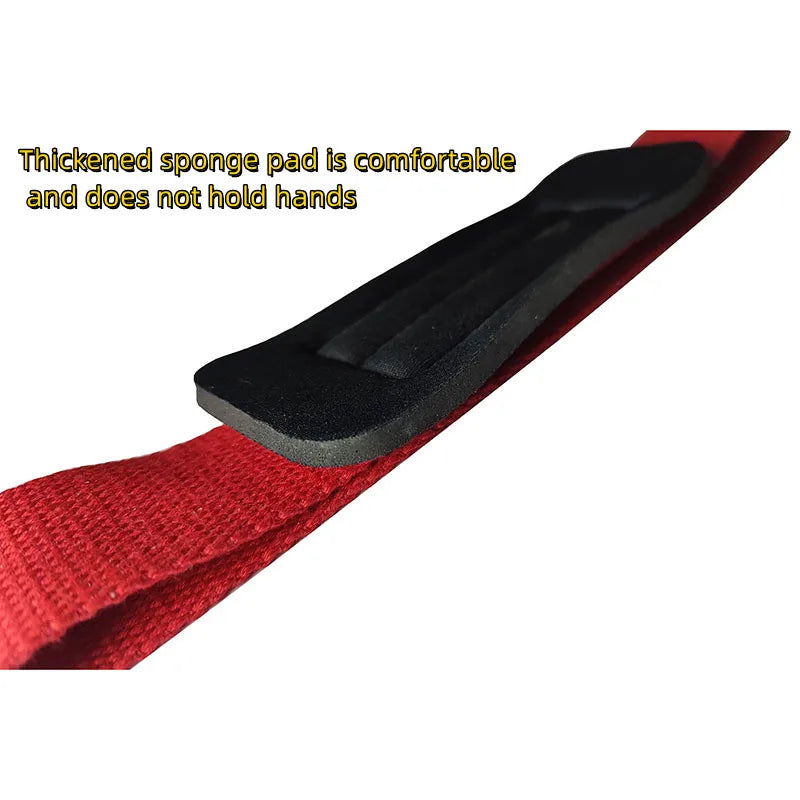 Gym Lifting Straps Barbell Deadlift Booster Belt Fitness Anti-slip Hand Wraps Wrist Straps Fitness Training Auxiliary Belt - Slobuy