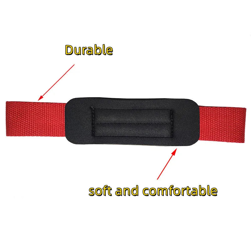 Gym Lifting Straps Barbell Deadlift Booster Belt Fitness Anti-slip Hand Wraps Wrist Straps Fitness Training Auxiliary Belt - Slobuy