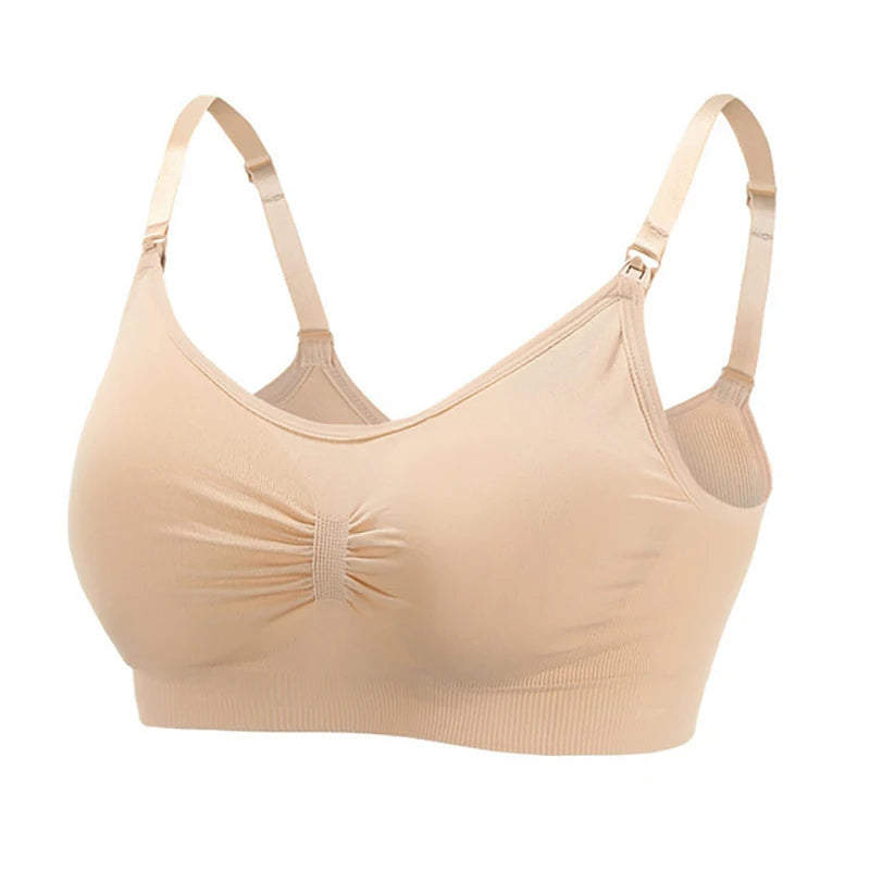 Without Bones Maternity Bras Pregnancy Clothes Prevent Sagging Breastfeeding Women Breathable Lactancia Feeding Bras Nursing Bra