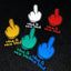 HAVe A Nice DAY ! Middle Finger Refletor Moto Stickers Motorcycle Accessories Decals for Honda PCX125 Yamaha R1 Kawasaki z900 - Slobuy