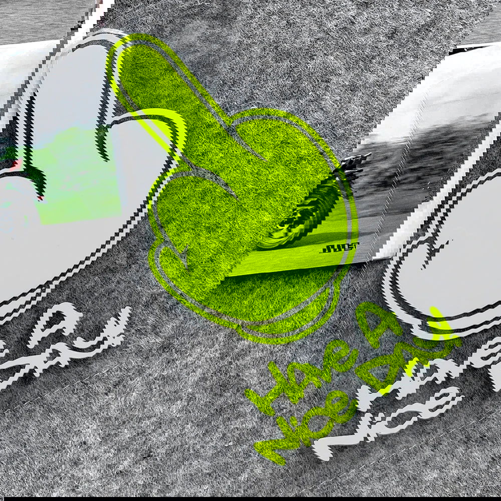 HAVe A Nice DAY ! Middle Finger Refletor Moto Stickers Motorcycle Accessories Decals for Honda PCX125 Yamaha R1 Kawasaki z900 - Slobuy