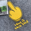 HAVe A Nice DAY ! Middle Finger Refletor Moto Stickers Motorcycle Accessories Decals for Honda PCX125 Yamaha R1 Kawasaki z900 - Slobuy