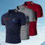 HDDHDHH Brand Printing Polo Shirt Casual Solid Color T-shirt Men's Breathable Golf Tee - Slobuy