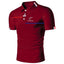 HDDHDHH Brand Printing Polo Shirt Casual Solid Color T-shirt Men's Breathable Golf Tee - Slobuy