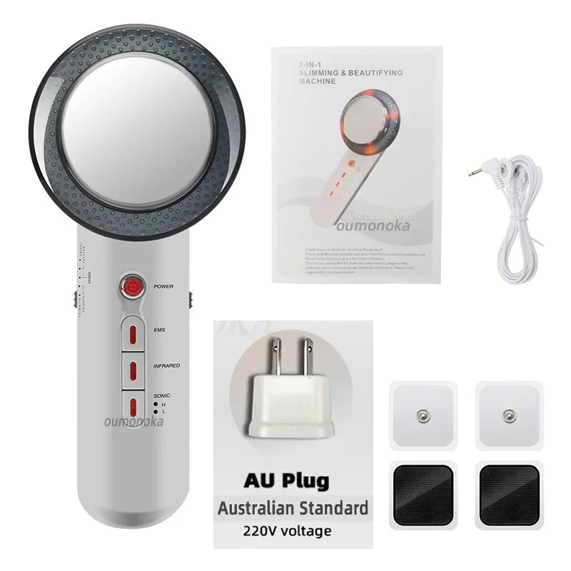 HIFU Face Lifting Machine Facial Massager Home Appliance Skincare Red Light Therapy Vibrating Beauty Health Portable Airbrush - Slobuy