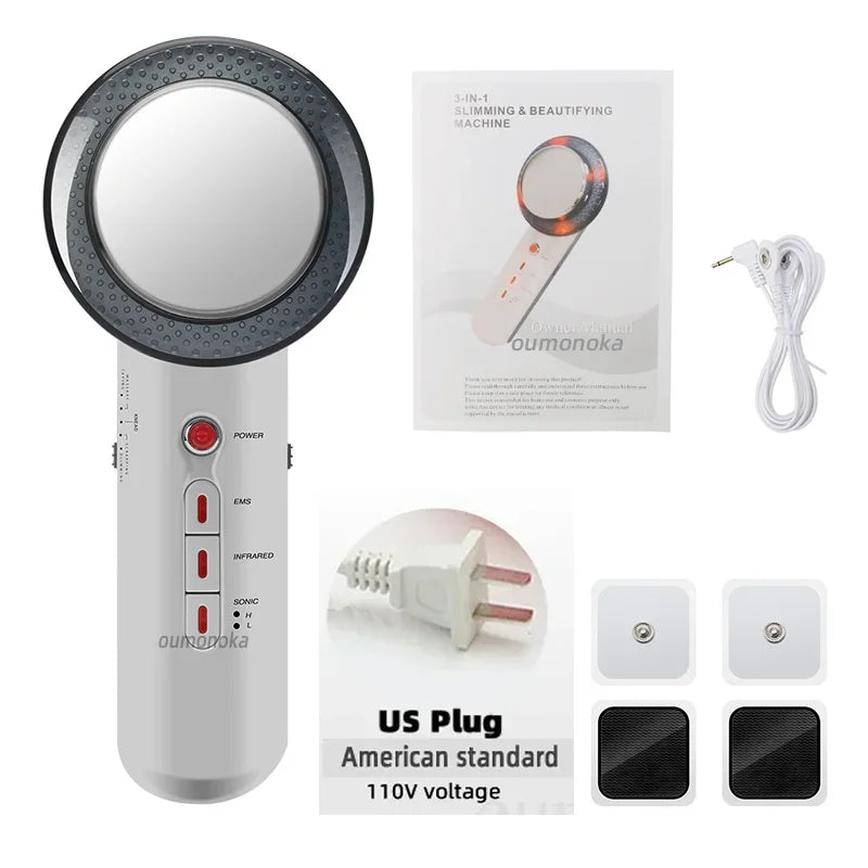 HIFU Face Lifting Machine Facial Massager Home Appliance Skincare Red Light Therapy Vibrating Beauty Health Portable Airbrush - Slobuy