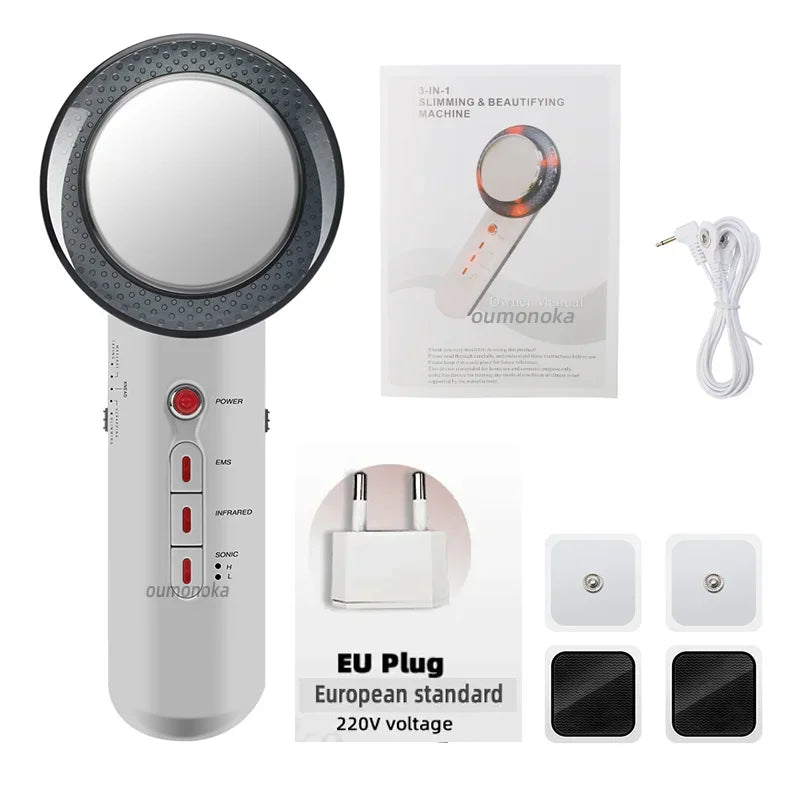 HIFU Face Lifting Machine Facial Massager Home Appliance Skincare Red Light Therapy Vibrating Beauty Health Portable Airbrush - Slobuy