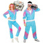 Halloween Costumes 70s Retro Disco Couple Sportswear Cos  Party Stage Performance Costumes - Slobuy
