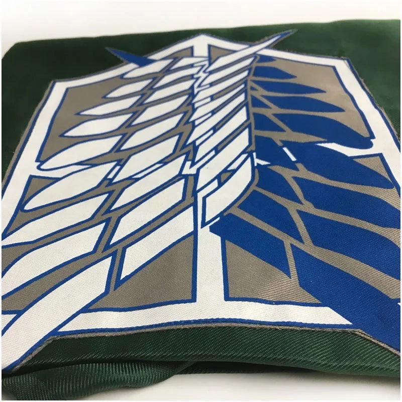 Halloween Japanese Hooded Cape Scout Corps Cosplay Costume Anime Cosplay Green Shawl Men's and Women's Costume - Slobuy
