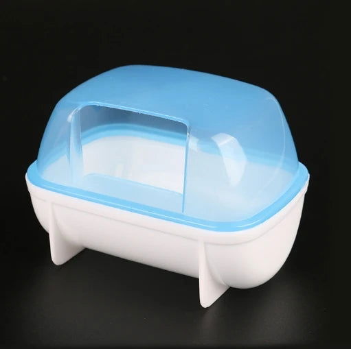 Hamster Bathroom House Sandbox Full Transparent Urine Sand Basin Golden Bear Supplies Sand Bath Container Small Pet Bathroom - Slobuy
