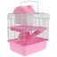 Hamster Cage Glamping Accessories Mouse Toy Villa Small House Hideout Hut Plastic Pet Travel Rat - Slobuy