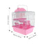 Hamster Cage Glamping Accessories Mouse Toy Villa Small House Hideout Hut Plastic Pet Travel Rat - Slobuy