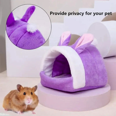 Hamster Cage Rodents Hammock Rabbit Bed House Supplies Guinea Pigs Ferret Velvet Nest Sleeping Warm Bed Small Pet Items - Slobuy