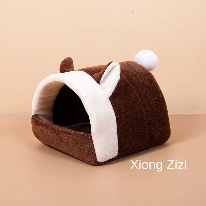 Hamster Cage Rodents Hammock Rabbit Bed House Supplies Guinea Pigs Ferret Velvet Nest Sleeping Warm Bed Small Pet Items - Slobuy