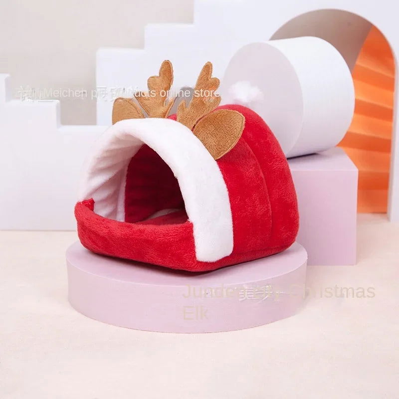 Hamster Cage Rodents Hammock Rabbit Bed House Supplies Guinea Pigs Ferret Velvet Nest Sleeping Warm Bed Small Pet Items - Slobuy