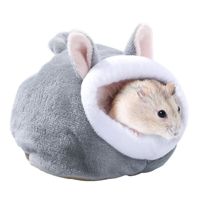 Hamster Hammock Winter Warm Velvet Small Pet Cage Sleep Nest Bed for Guinea Pigs Hedgehog Squirrel Cage Accessories - Slobuy