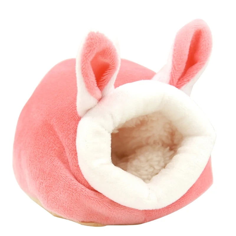 Hamster Hammock Winter Warm Velvet Small Pet Cage Sleep Nest Bed for Guinea Pigs Hedgehog Squirrel Cage Accessories - Slobuy