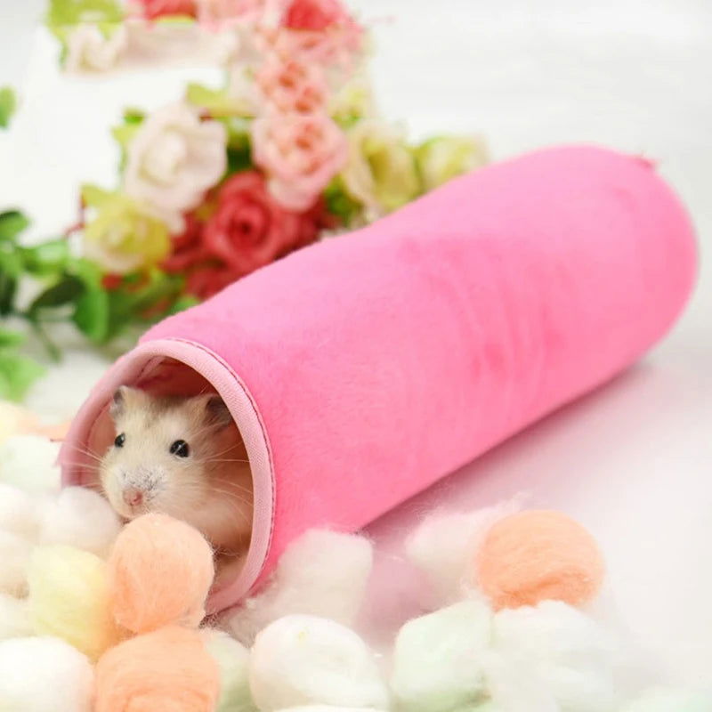 Hamster Hanging House Hammock Cotton Cage Sleeping Nest Pet Bed Rat Hamster Toys Cage Swing Small Pet Hamster Accessories - Slobuy