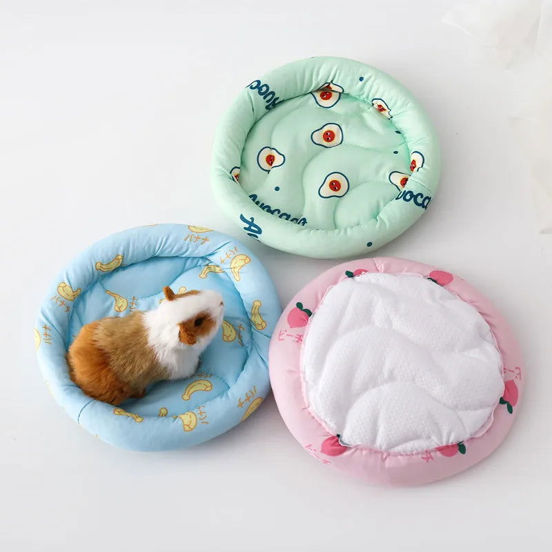 Hamster Nest Mat Small Pet Litter Mat Small Animal Bed Cushion Mat For Squirrel Hedgehog Rabbit Warm Soft Guinea Pig Bed House - Slobuy