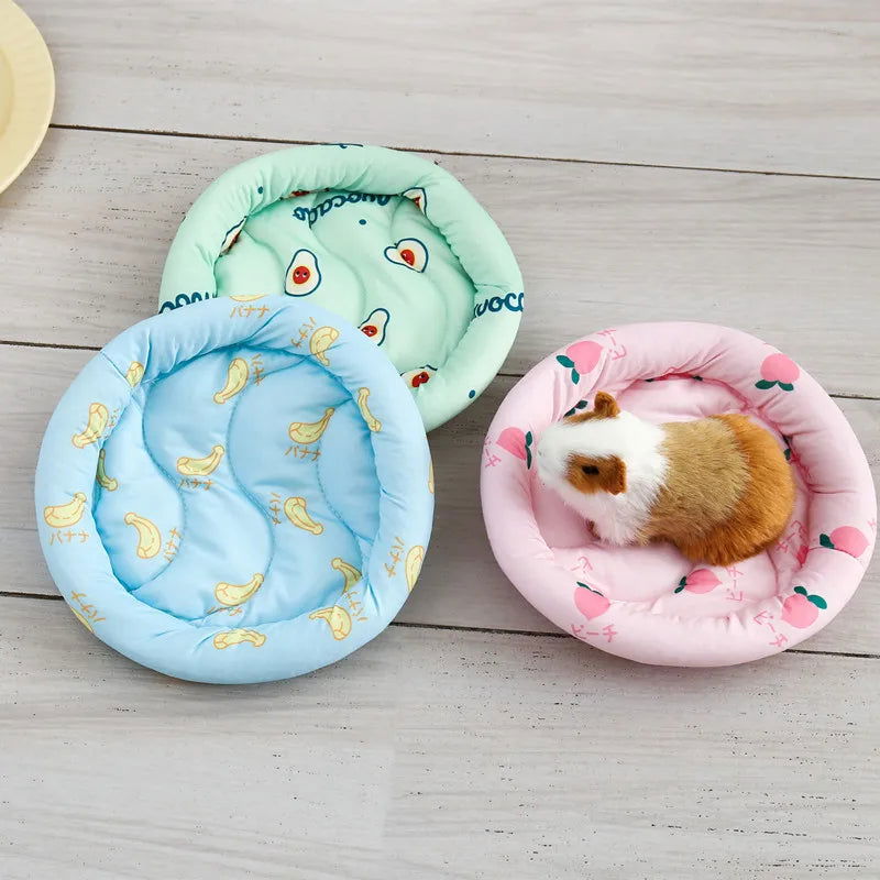 Hamster Nest Mat Small Pet Litter Mat Small Animal Bed Cushion Mat For Squirrel Hedgehog Rabbit Warm Soft Guinea Pig Bed House - Slobuy