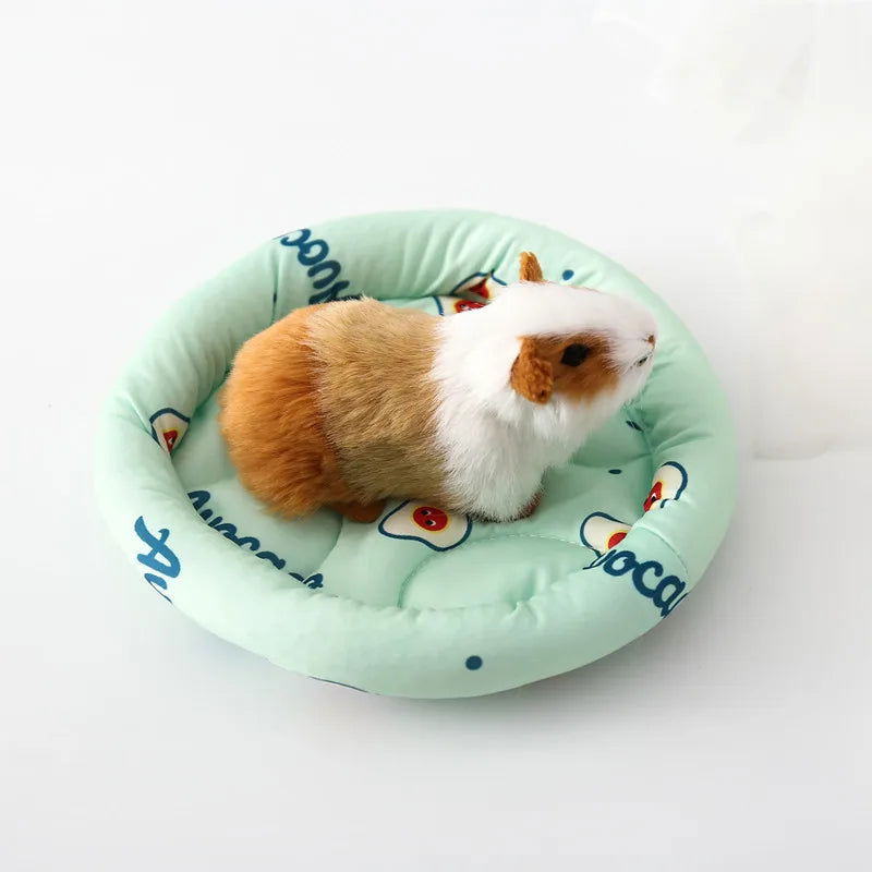 Hamster Nest Mat Small Pet Litter Mat Small Animal Bed Cushion Mat For Squirrel Hedgehog Rabbit Warm Soft Guinea Pig Bed House - Slobuy