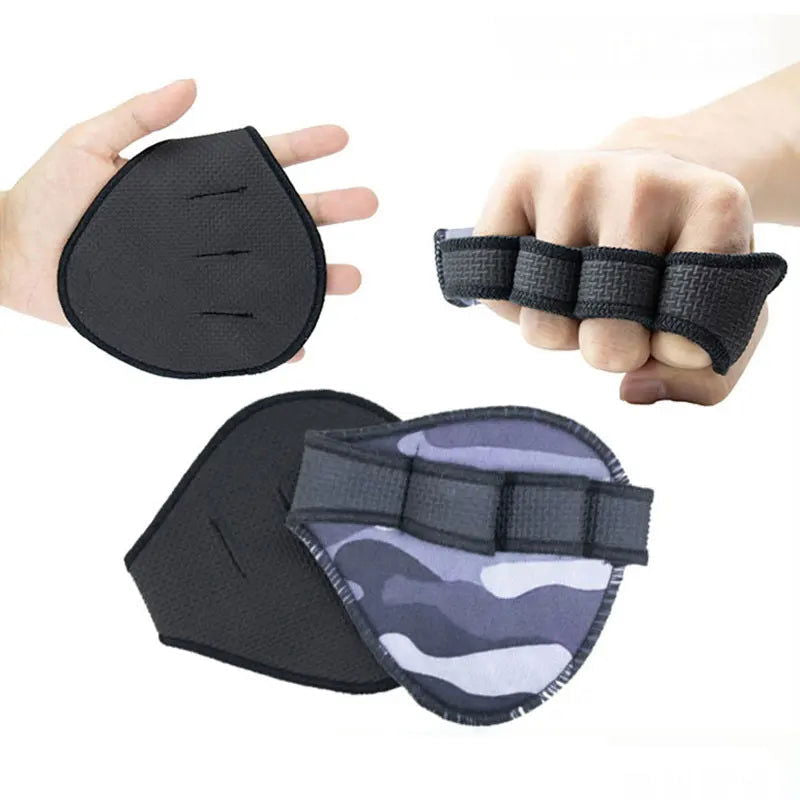 Hand Palm Protector Gym Fitness Gloves Half Finger Lifting Palm Dumbbell Grips Pads Weightlifting Training Glove Gym Workout - Slobuy