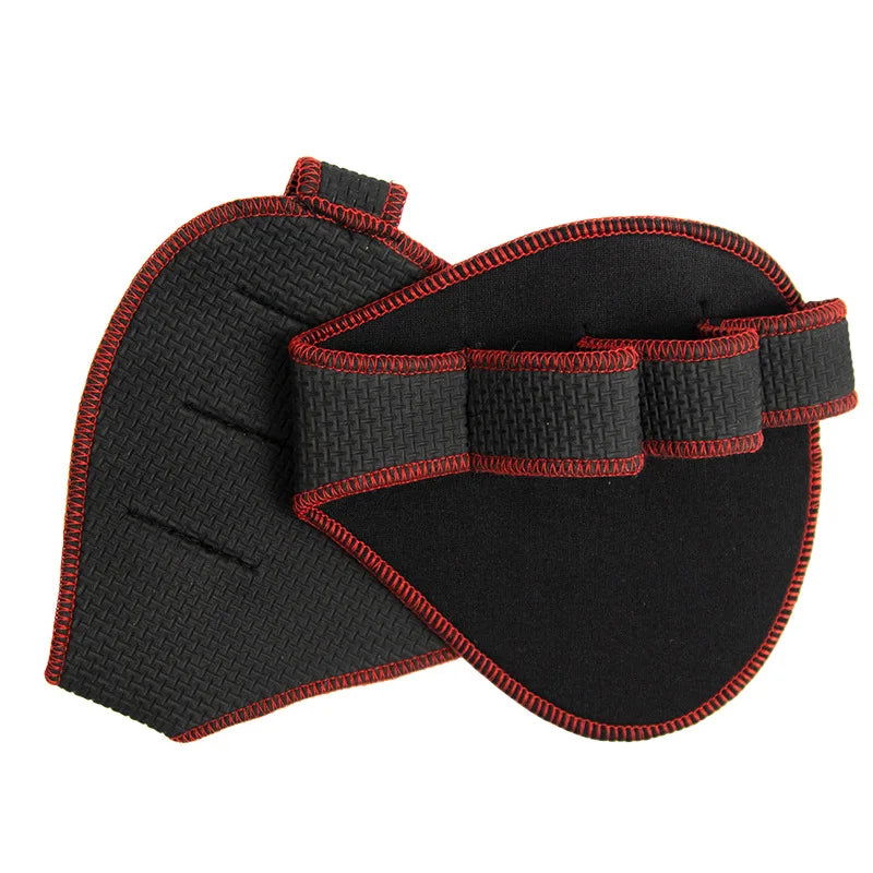 Hand Palm Protector Gym Fitness Gloves Half Finger Lifting Palm Dumbbell Grips Pads Weightlifting Training Glove Gym Workout - Slobuy