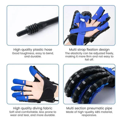 Hand Rehabilitation Glove Hand Stroke Glove Rehabilitation Device for Hemiplegia Cerebral Infarction Exerciser Finger Exerciser - Slobuy