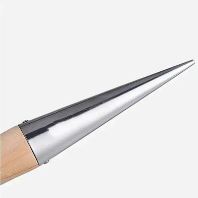 Hand Sow Dibbler With Wood Handle For Sowing Seeds Transplanting Plants Planting Bulbs Digging Gardening Garden Hole Punch Tool - Slobuy