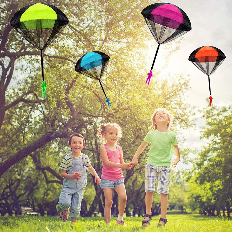 Hand Throwing Mini Soldier Camouflag Parachute for Kids Outdoor Toys Game Educational Flying Sport for Children - Slobuy