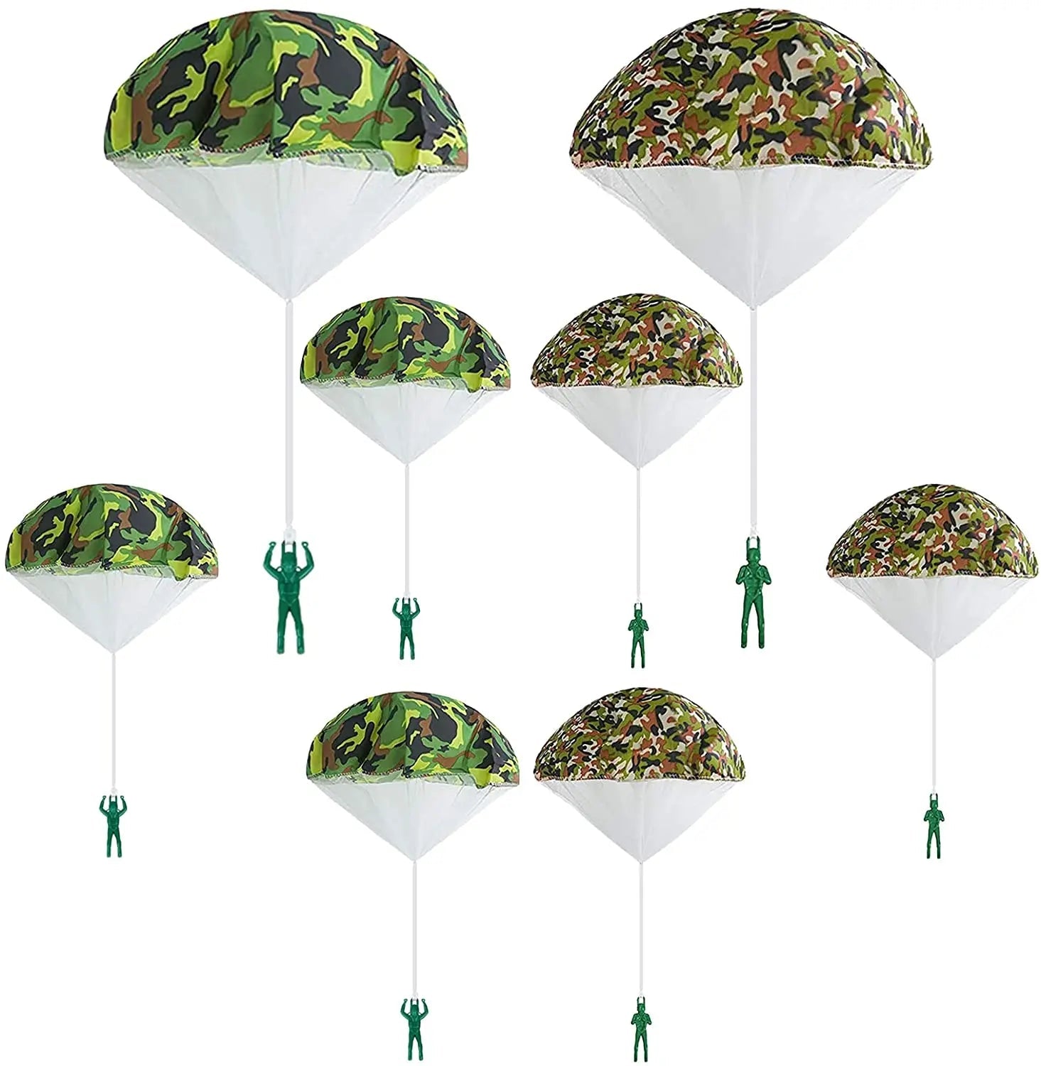 Hand Throwing Mini Soldier Camouflag Parachute for Kids Outdoor Toys Game Educational Flying Sport for Children - Slobuy