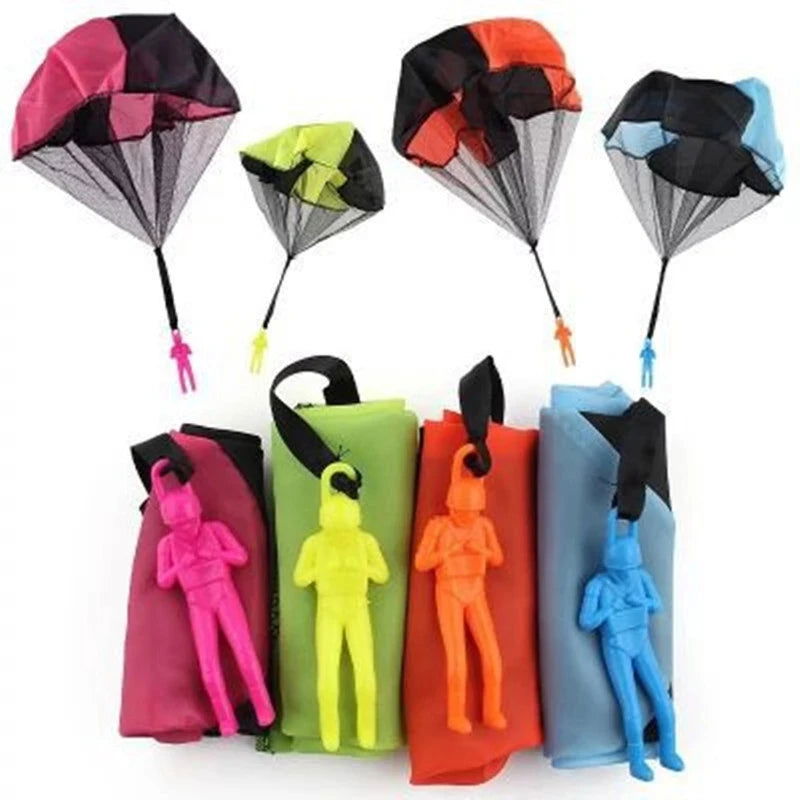 Hand Throwing Mini Soldier Camouflag Parachute for Kids Outdoor Toys Game Educational Flying Sport for Children - Slobuy