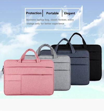 Handbag Laptop Bag 13 14 15 15.6 Inch For Xiaomi MacBook Air ASUS laptop bag Case Cover Notebook Accessory Women Men Briefcase - Slobuy
