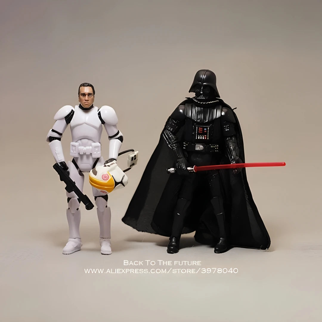 Hasbro Star Wars Movie Darth Vader Dark Trooper 10cm Anime Action Figure Collection Mini Doll Toys Model For Children Gift - Slobuy
